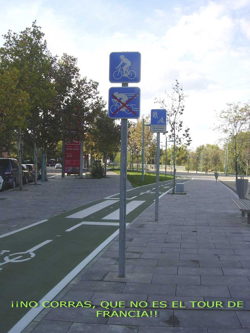 Carriles bici en Zaragoza