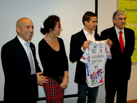 Ivan Raña, presentado con el Xacobeo-Galicia