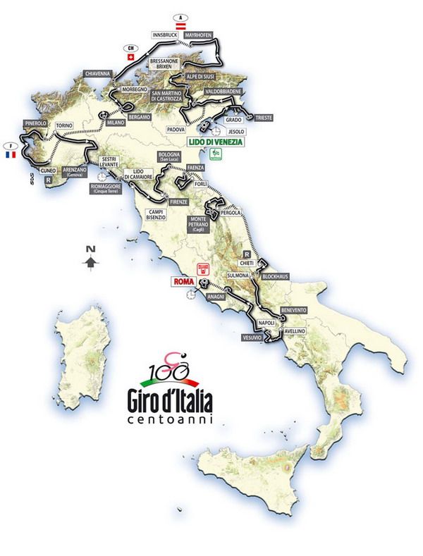 Giro de Italia 2009. Todos los detalles y vídeo