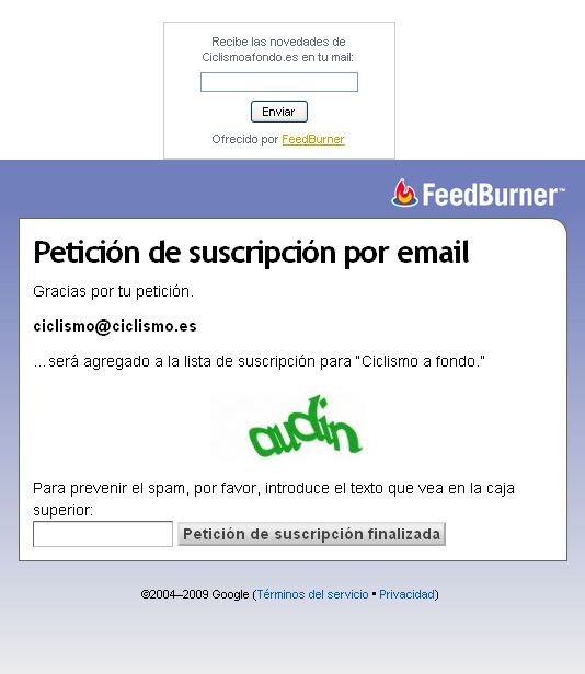 Noticias diarias de ciclismo en tu mail Noticias diarias de ciclismo en tu mail
