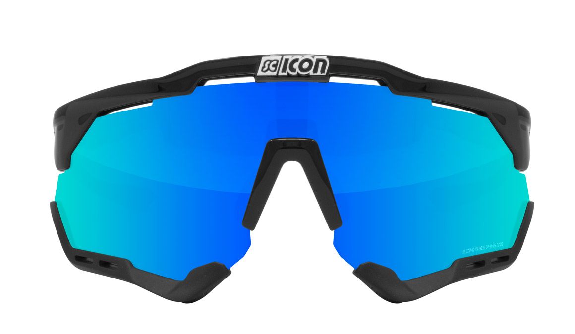 Scicon Aeroshade Black BLUE front Scicon Aeroshade Black BLUE front