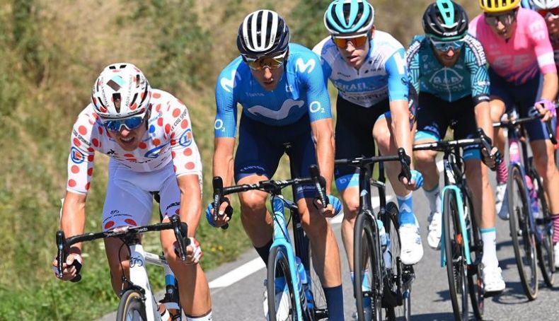 Carlos Verona (Movistar) se metió en la fuga del día Carlos Verona (Movistar) se metió en la fuga del día