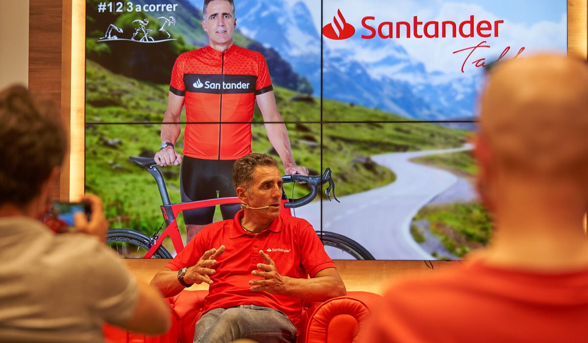 Indurain, en la charla de ayer
