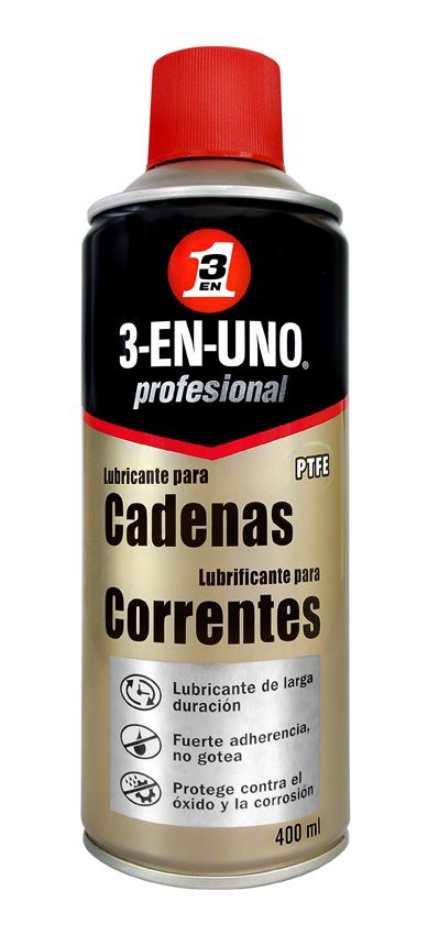 Nuevo Lubricante para Cadenas y Cables 3-EN-UNO Profesional