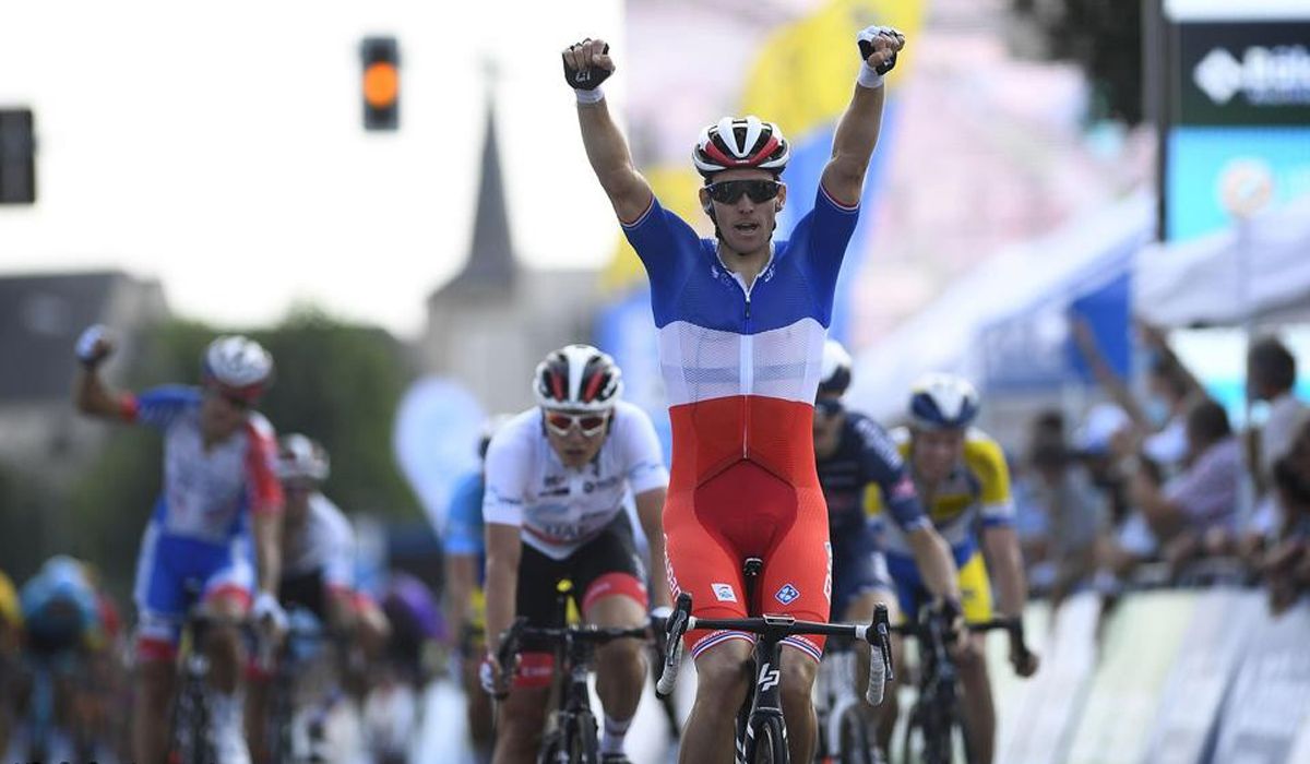 Arnaud Démare, ganador de la 2ª etapa del Tour de Luxemburgo. 