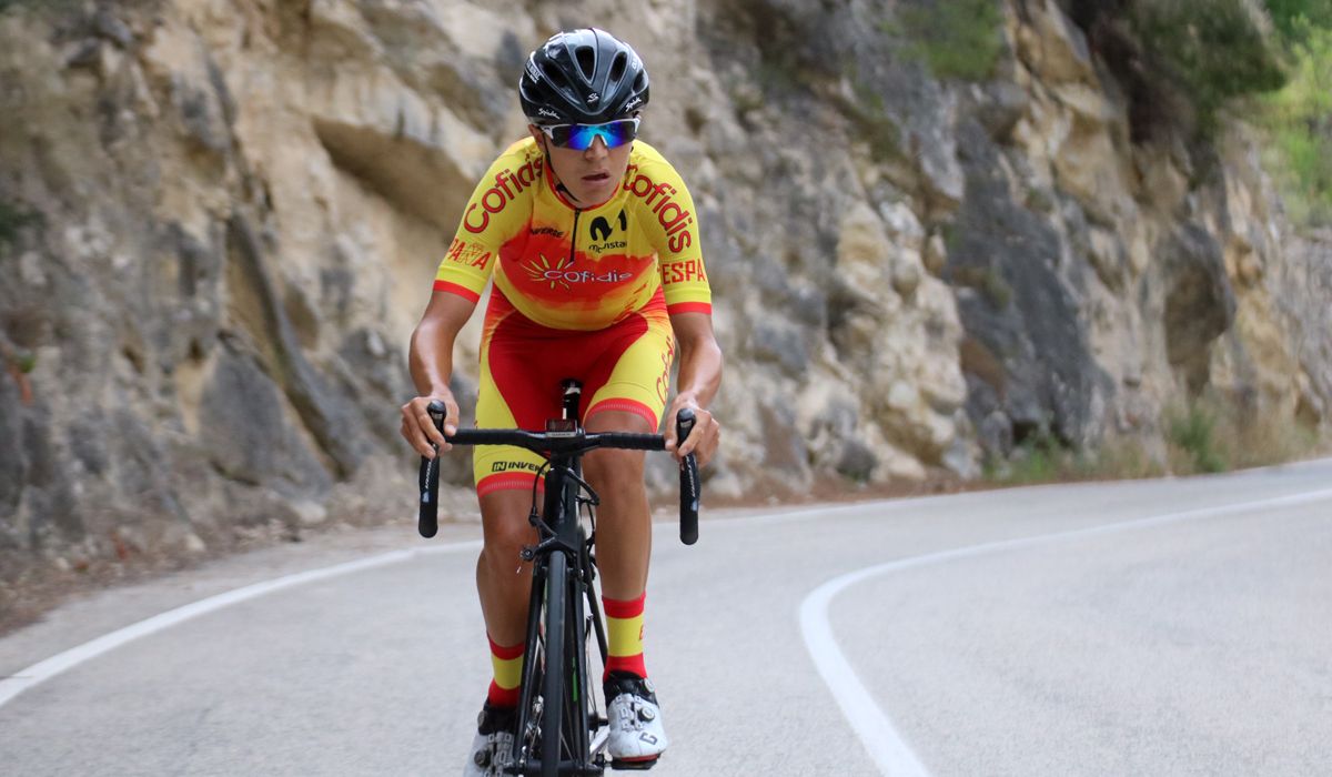 Carlos García Pierna, en una imagen reciente con los colores de la selección. Foto: RFEC