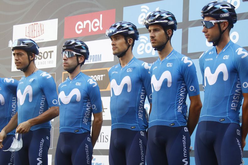Torres, Sepúlveda, Samitier, Carretero, Villella en una imagen de la Tirreno-Adriático Torres, Sepúlveda, Samitier, Carretero, Villella en una imagen de la Tirreno-Adriático