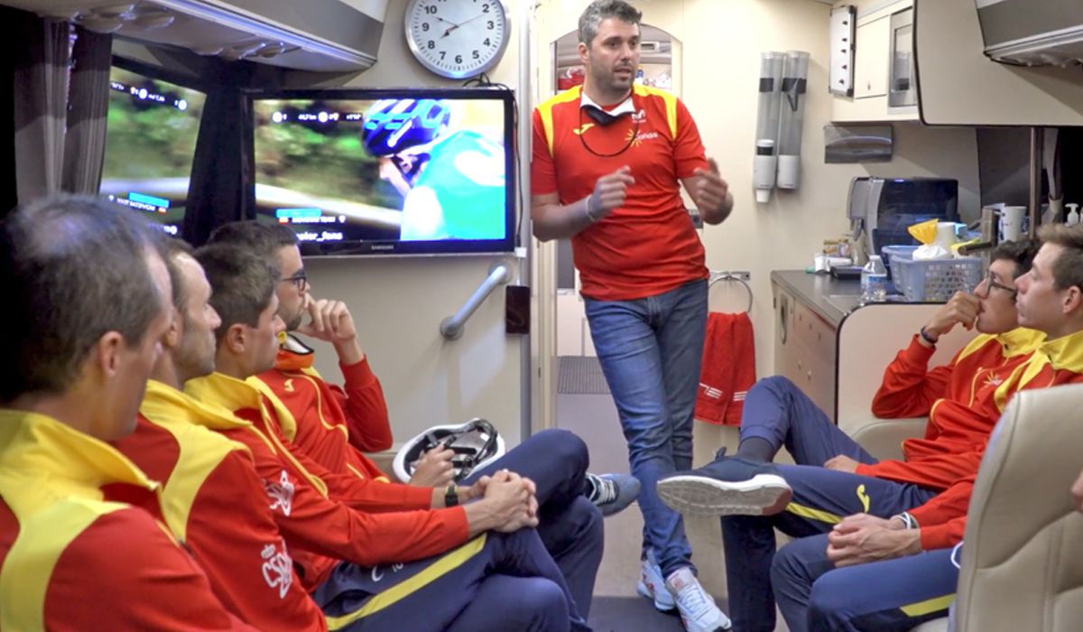 Inside Cofidis de la Selección Española masculina en el Mundial de Imola