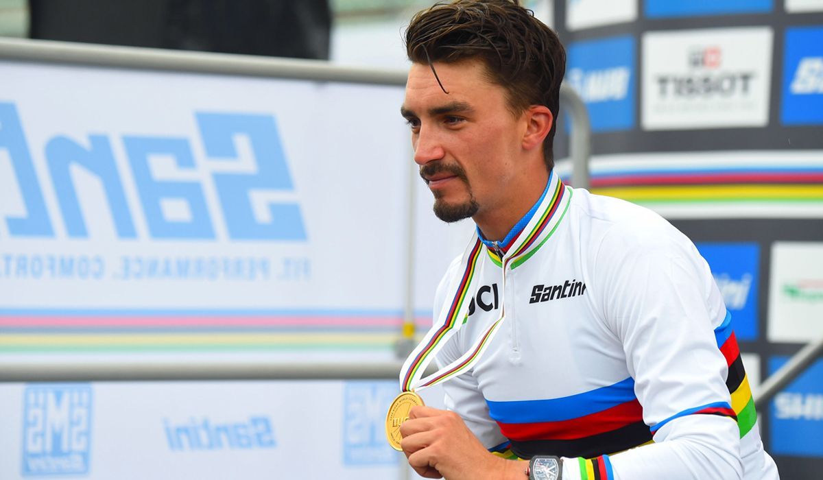 Alaphilippe lucirá el arcoíris en la Flecha Brabanzona