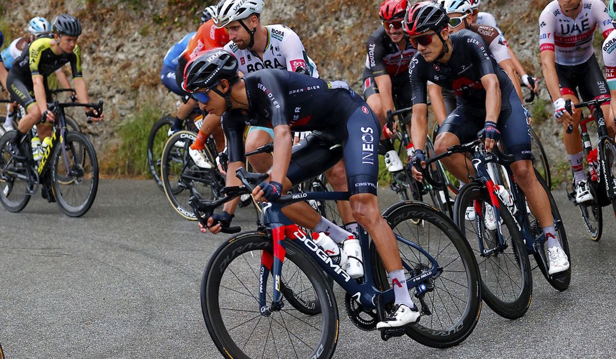 Egan Bernal y Richard Carapaz en una imagen del pasado Tour de Francia. 
