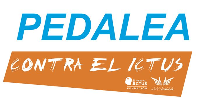 pedalea contra el ictus logo pedalea contra el ictus logo