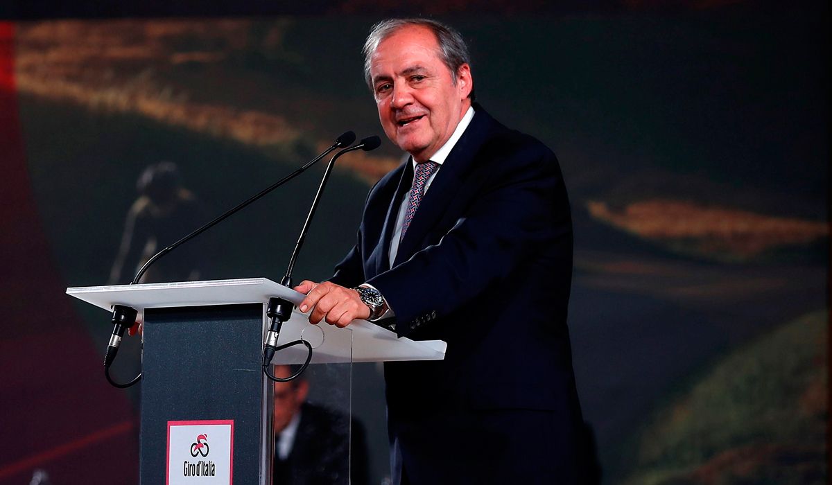 El director del Giro de Italia, Mauro Vegni. Foto. Tibor Illyes (EFE)