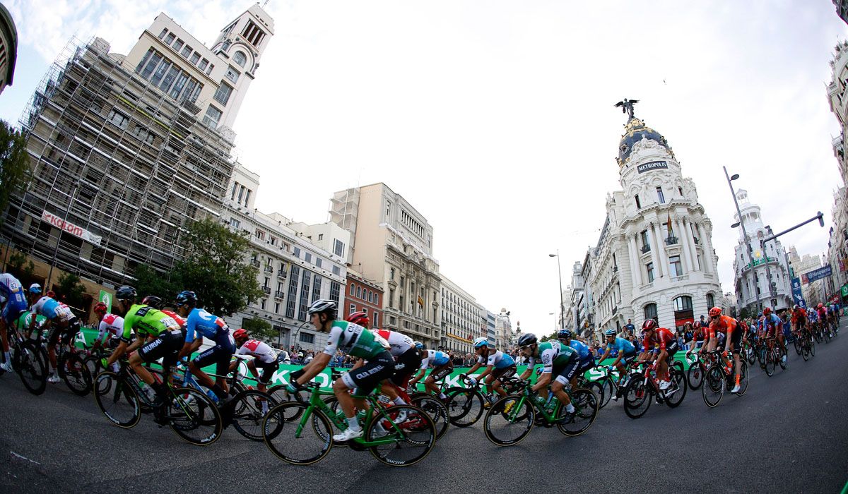 La Vuelta, a su paso por Madrid, en su última edición