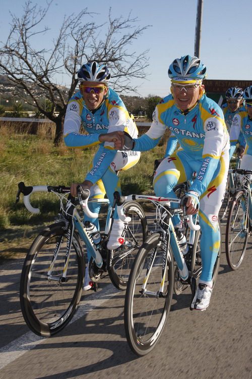 Más fotos del entrenamiento del Astana (3º parte) Más fotos del entrenamiento del Astana (3º parte)