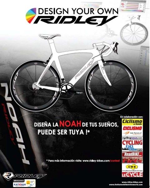Diseña y gana una Ridley