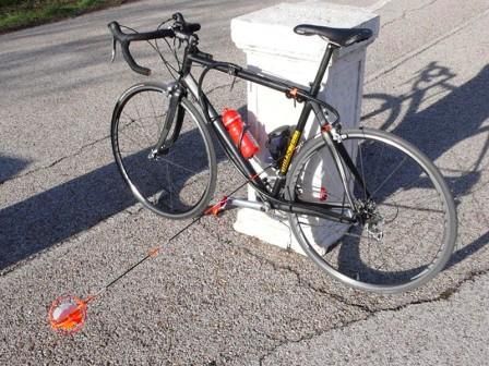 Distanciador de seguridad para bicicletas