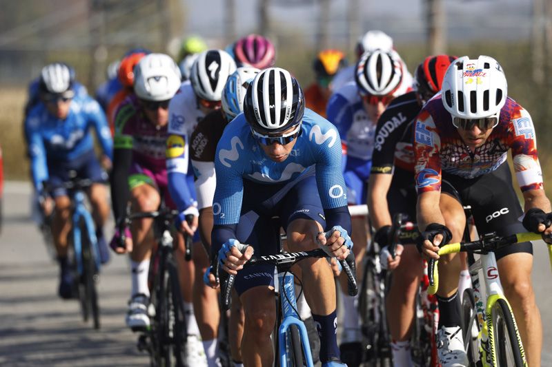 Einer Rubio (Movistar) fue de los integrantes de la fuga inicial que llegó más lejos