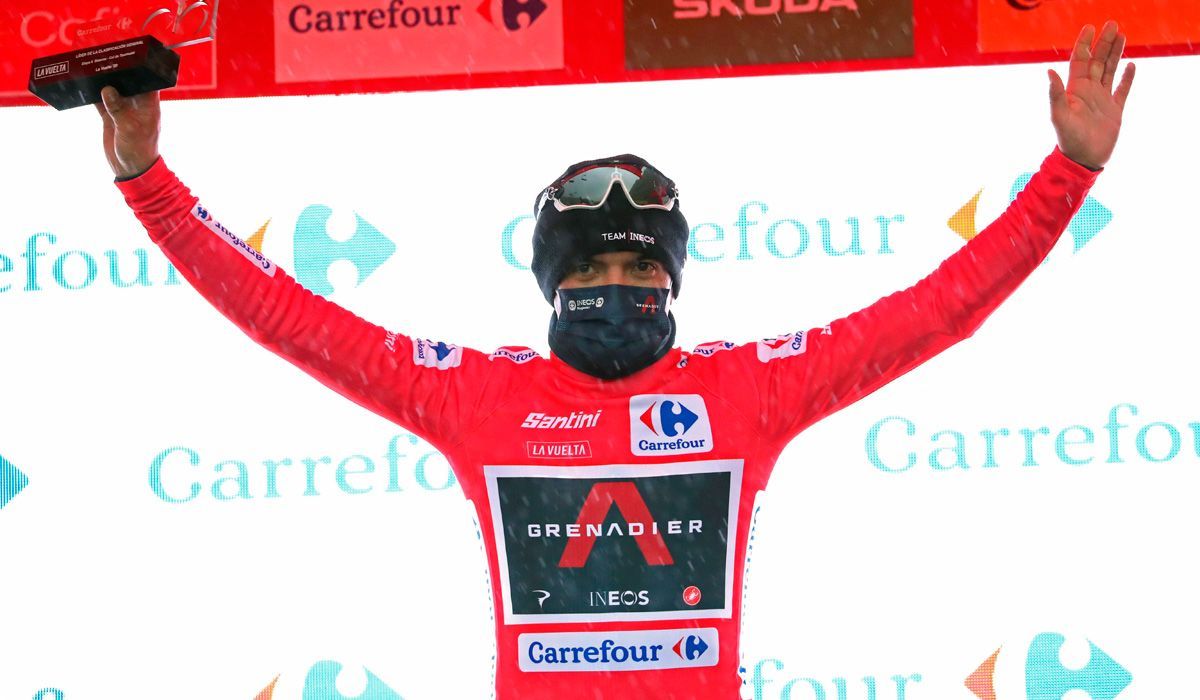 Richard Carapaz, líder de La Vuelta