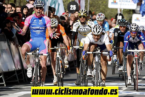 Fotos.Vuelta al País Vasco.3º etapa: Gavazzi sorprende a Freire
