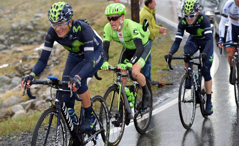 Anacona corrió 5 temporadas en el Movistar Team Anacona corrió 5 temporadas en el Movistar Team