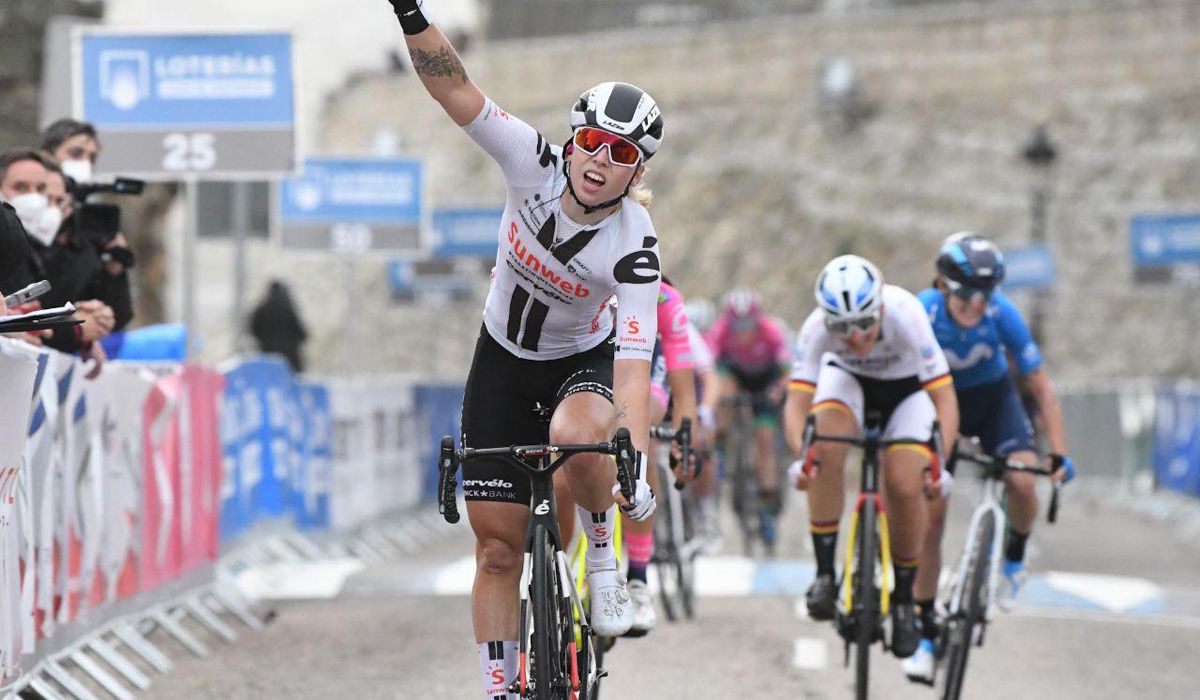 Lorena Wiebes (Sunweb) gana en Escalona y es la primera líder de la Ceratizit Challenge by La Vuelta
