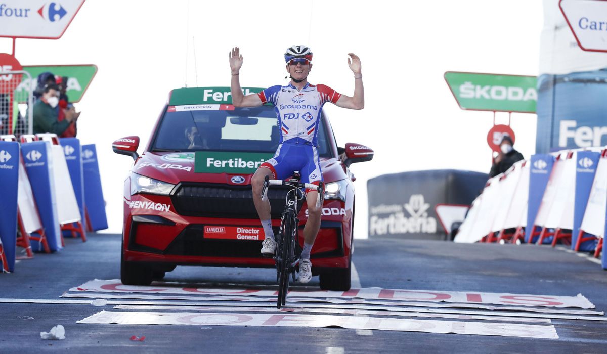 David Gaudu, vencedor en La Covatilla