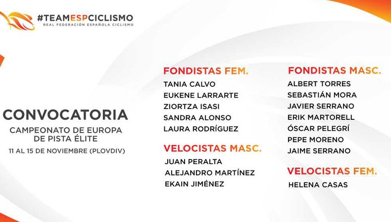 convocatoria pista convocatoria pista
