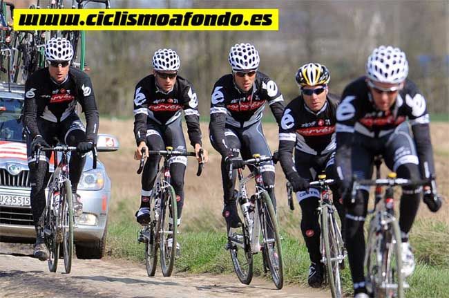 Fotos inéditas: entrenando en Roubaix