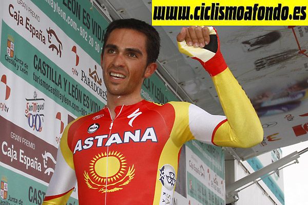 Contador: "Tenía muchas ganas de hacerlo bien" Contador: "Tenía muchas ganas de hacerlo bien"