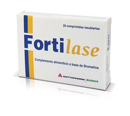 Fortilase, acción antiinflamatoria