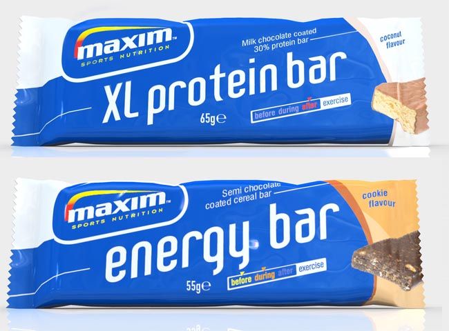 Maxim Protein XL y Energy Bar