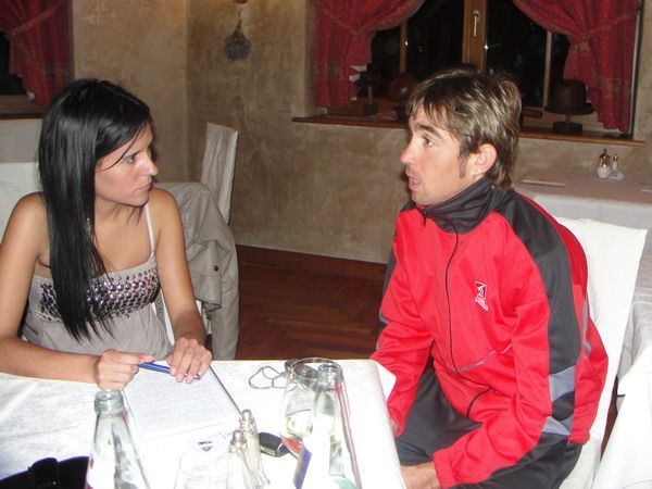 Giro de Italia 2010.Entrevista a David Arroyo