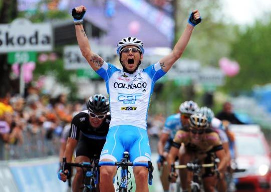 Giro 2010. 13ª etapa: Belletti, el "capo" de los 17
