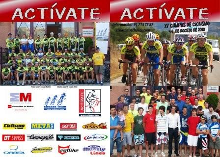 XV Campus de Ciclismo "Actívate" Rascafría 2010