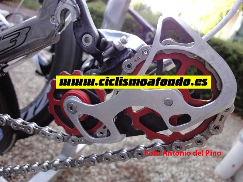 El cambio trasero de Andy Schleck