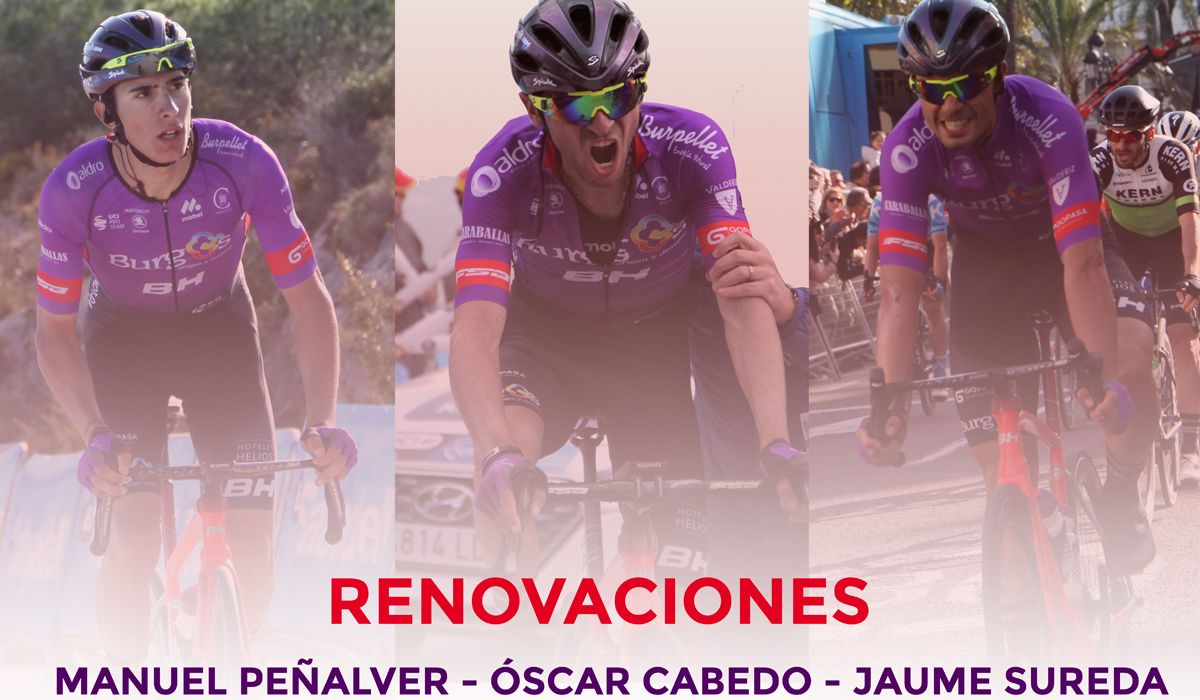 Burgos-BH renueva a Óscar Cabedo, Jaume Sureda y Manuel Peñalver