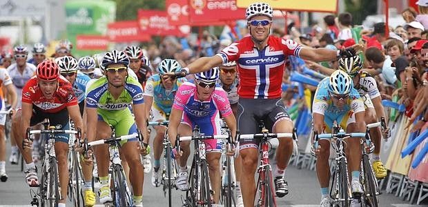 la Vuelta 2010. 6ºetapa: Donde Hushovd pone el ojo, llega la bala
