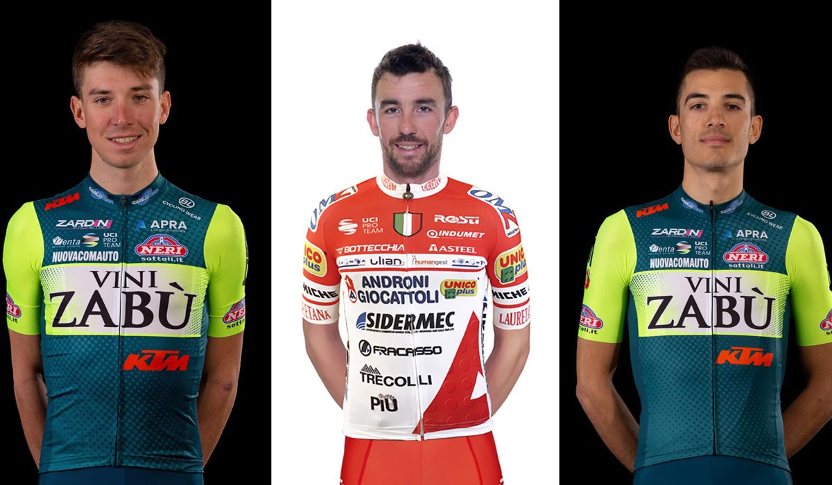 El Eolo-Kometa cierra su plantilla para 2021 con tres nuevos fichajes: Lorenzo Fortunato, Francesco Gavazzi y Luca Wackermann