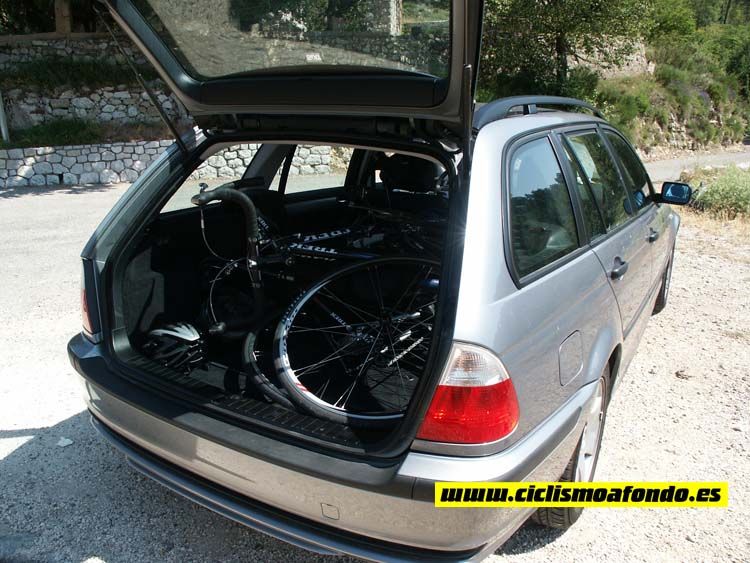 Denuncias: transporte de bicicletas dentro del automóvil