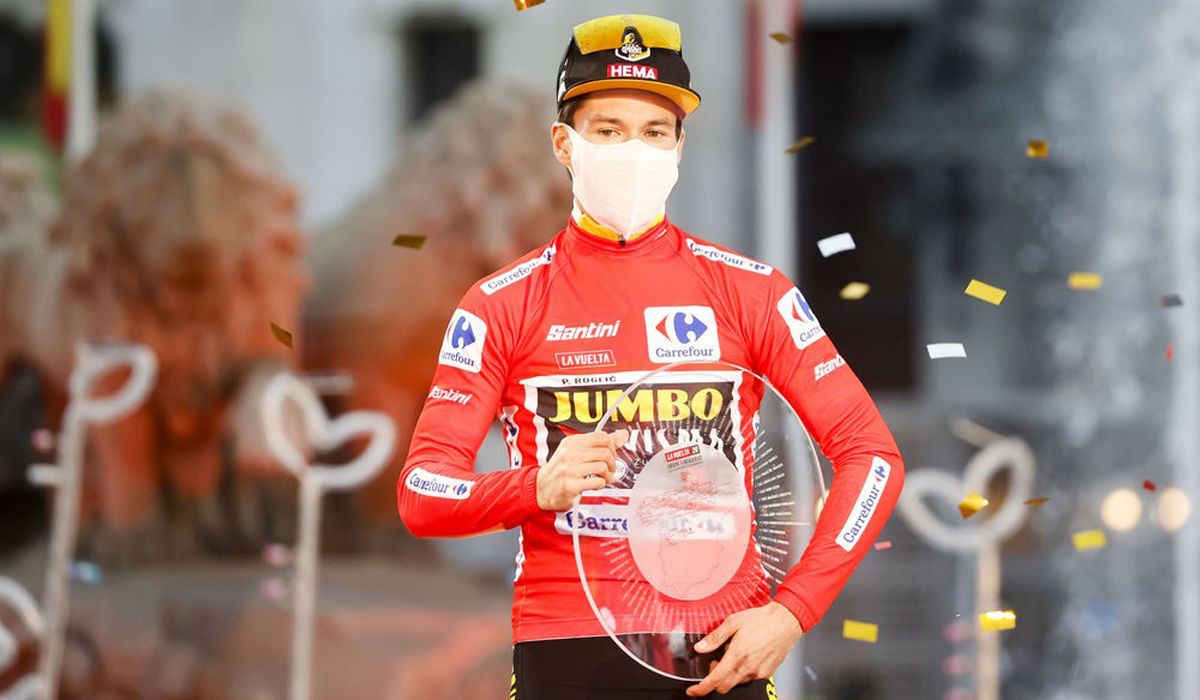 Primoz Roglic, ganador del premio Vélo d'Or 2020