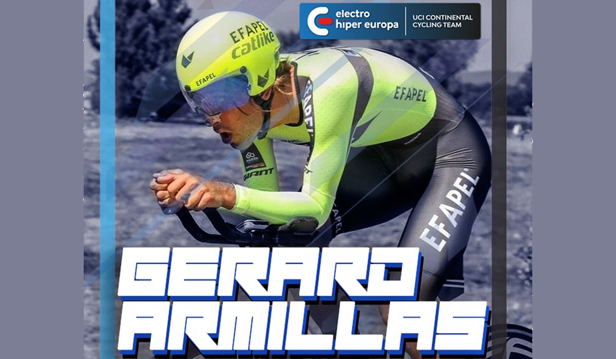 Gerard Armillas continuará su carrera profesional en el Electro Hiper Europa