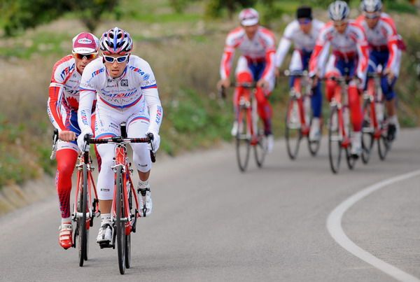 FOTOS. Di Luca ya entrena con el Katusha FOTOS. Di Luca ya entrena con el Katusha