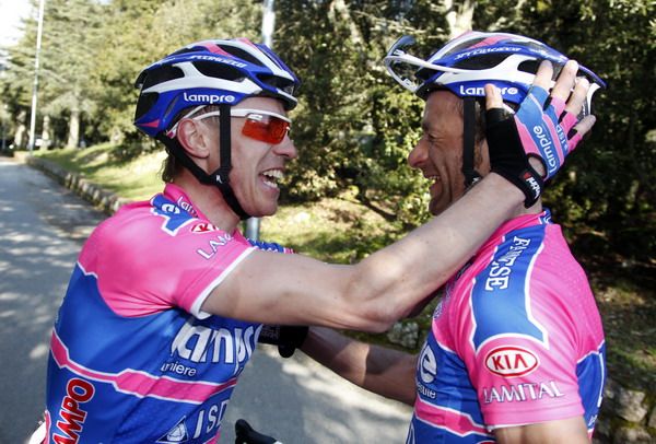 Damiano Cunego y Michele Scarponi, dos hombres y tres destinos