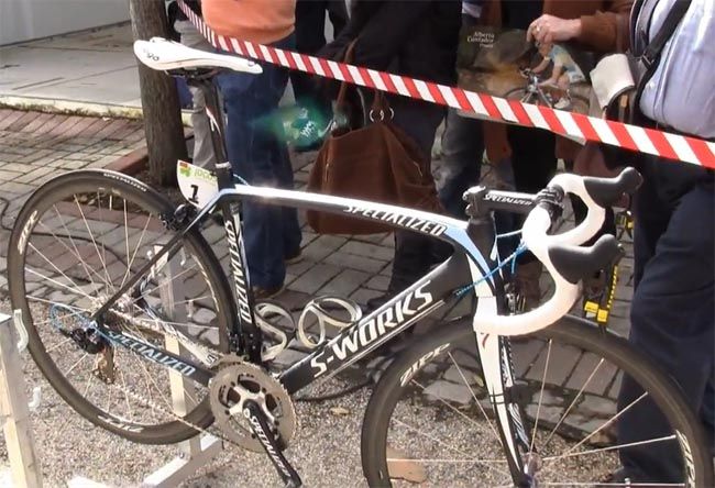 La Specialized Tarmac de Contador