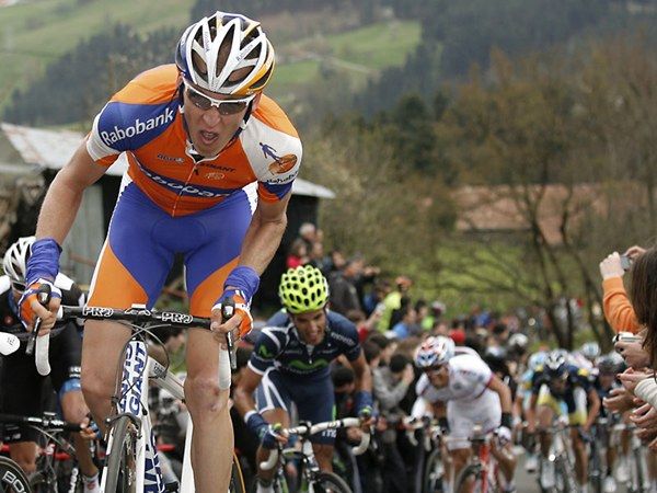 La progresión de Gesink en contrarreloj La progresión de Gesink en contrarreloj