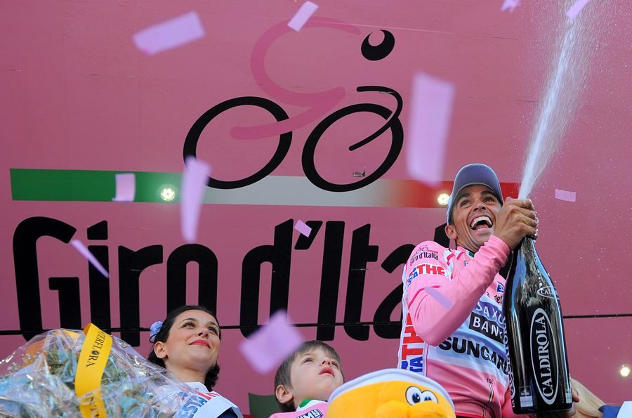 Giro de Italia 2011: Situación de los favoritos en la general