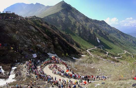 La montaña del Giro 2011:altimetrías
