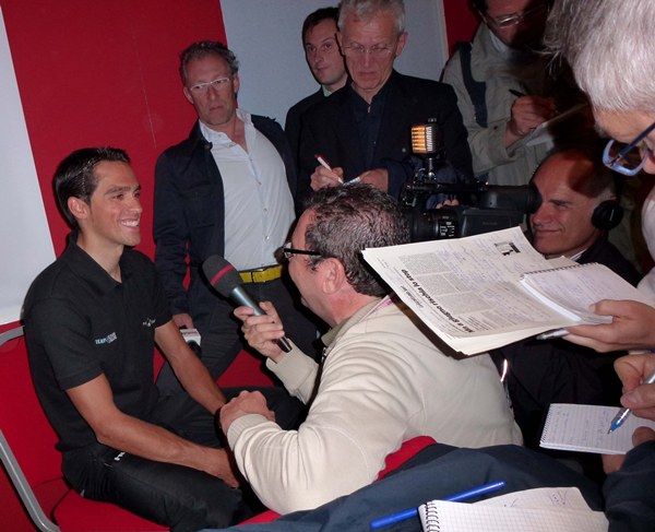 Contador: "Nibali es el rival más peligroso" Contador: "Nibali es el rival más peligroso"