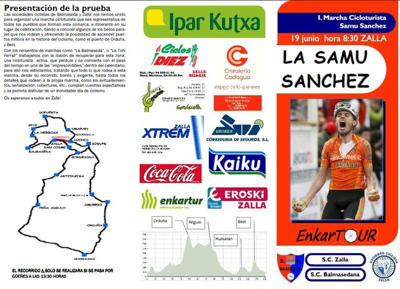 La Samu Sánchez - Enkar Tour 2011 La Samu Sánchez - Enkar Tour 2011