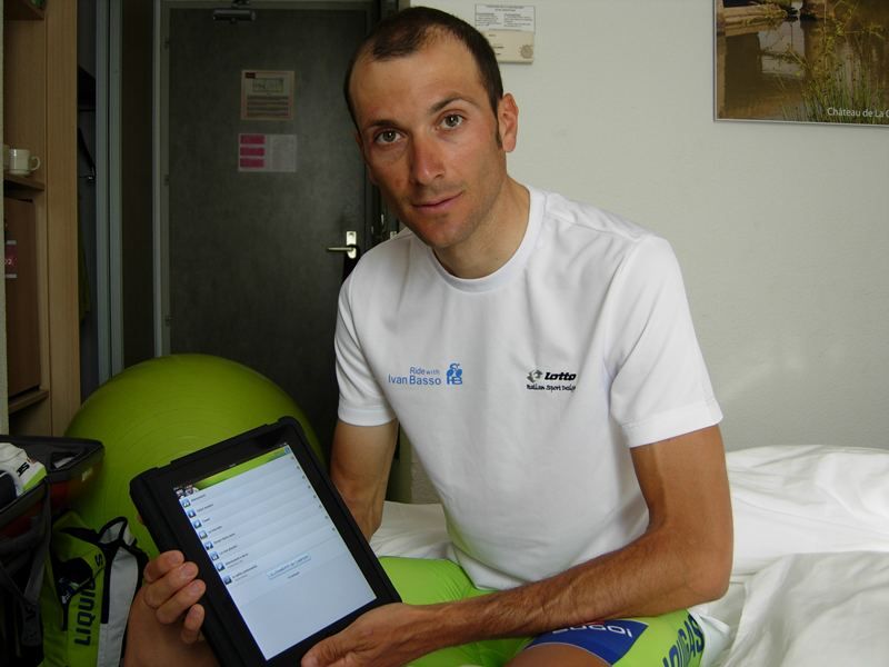 Sigue a Ivan Basso desde tu teléfono móvil Sigue a Ivan Basso desde tu teléfono móvil